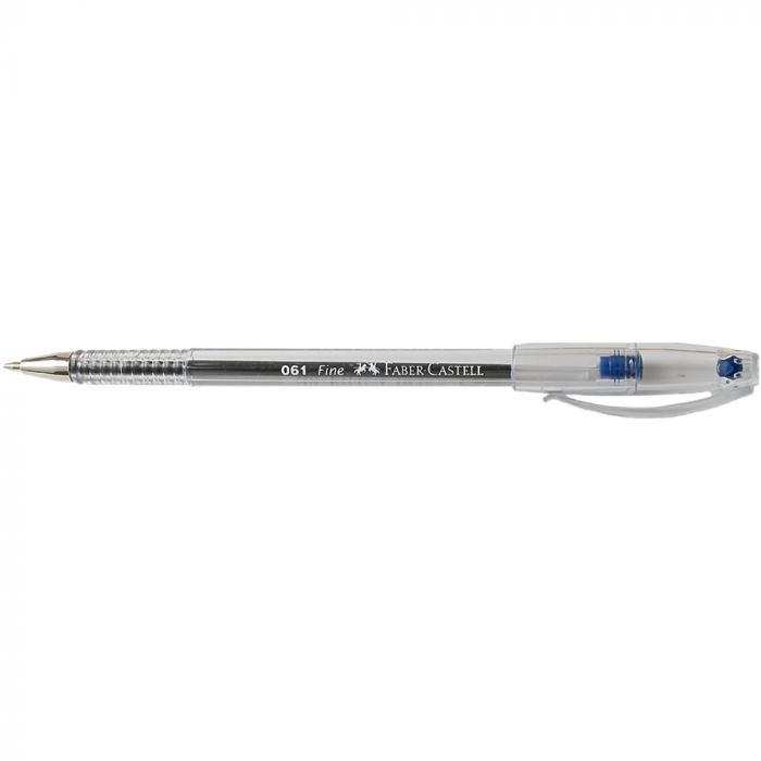 Bolígrafo Ice 061 Azul Faber Castell 12 pz