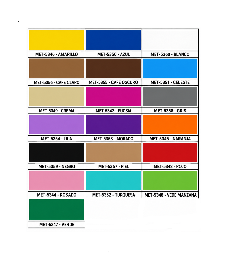 Fomi de colores 8.5 x11 - 10 pz