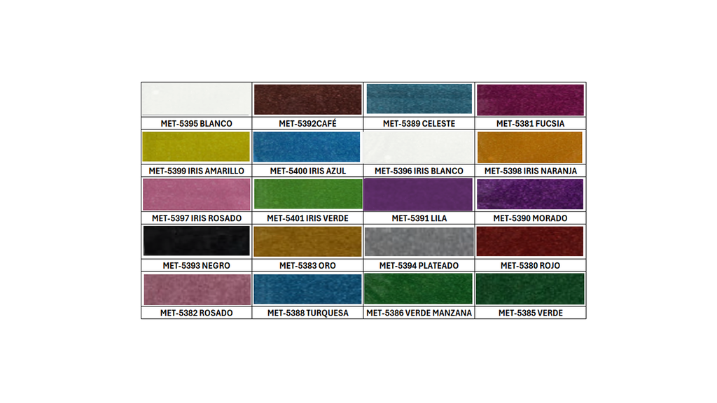 Fomi Escarchado de colores 8.5 x11 - 10 pz